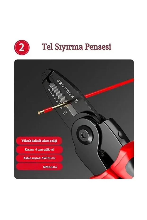 Olinman 5 Başlıklı Profesyonel Pense Seti görsel 3