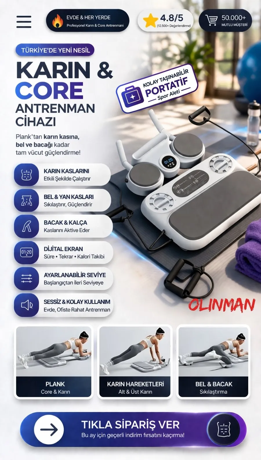 Olinman Fitness Aleti görsel 1